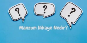 manzum hikaye nedir